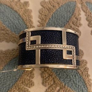BRIGHTON CHRISTO NILE LEATHER INTERCHANGEABLE BRACELET W/LEATHER BANDS NEW!!